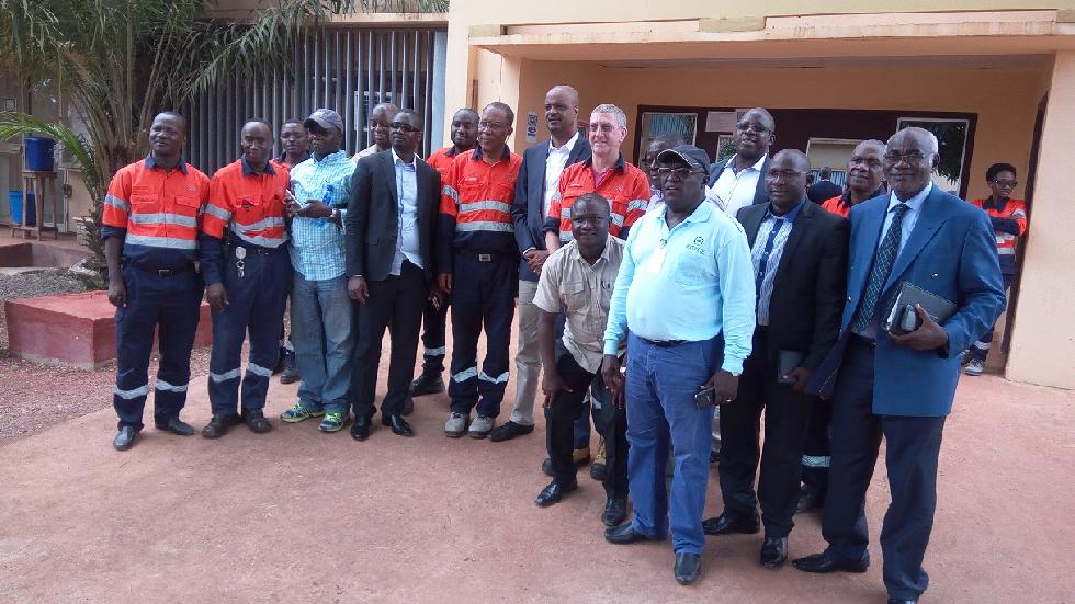 Kamsar avec la Direction de CBG